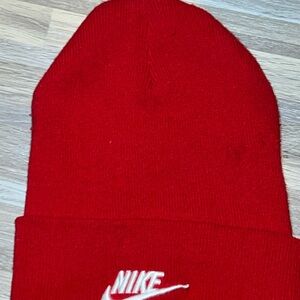 Nike Red Beanie